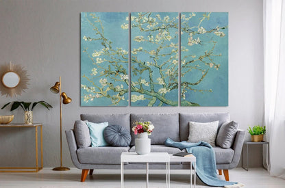 The Blossoming Almond Tree,Canvas Art, Almond Blossom, Modern Wall Decor, Botanical Print,Vintage Wall Art,Van Gogh Print