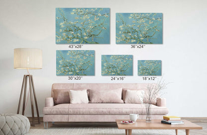 The Blossoming Almond Tree,Canvas Art, Almond Blossom, Modern Wall Decor, Botanical Print,Vintage Wall Art,Van Gogh Print