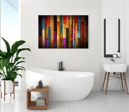 Painted Wood Canvas Printing Wall Art ,Abstract Wall Art,Modern Wall Art, Home & Office Decoration CANVAS READY to Hang