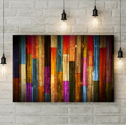 Painted Wood Canvas Printing Wall Art ,Abstract Wall Art,Modern Wall Art, Home & Office Decoration CANVAS READY to Hang