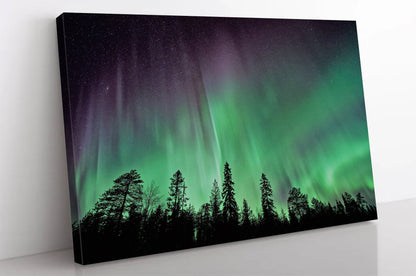 Aurora Borealis Art Print, Northern Lights Night Sky, Colors Of The Sky Art Print,Large Wall Art,POSTER or CANVAS READY to Hang