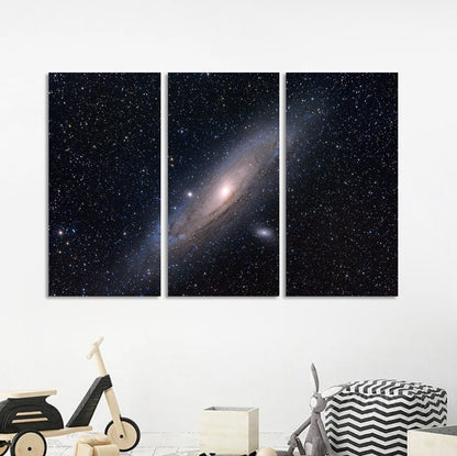 Andromeda Space Galaxy Canvas Wall Art Photograph Art Print, Large Wall Art,POSTER or CANVAS READY to Hang