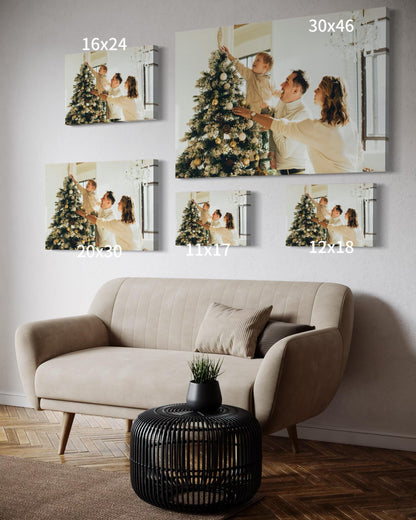 custom sizes for custom image, photo, holiday gift